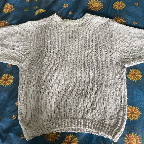Vintage 80s short sleeve sweater - Picture 4 of 4